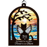 Personalized Pet Memorial Ornament, Dog Memorial Suncatcher Ornament, Sympathy Gift Christmas Ornaments for Dog Lovers